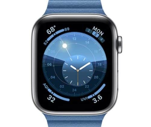 apple watch solar system face - Main Image